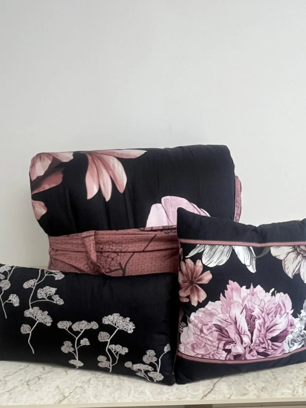 Bebejan Midnight Meadow Reversible Queen Comforter Set